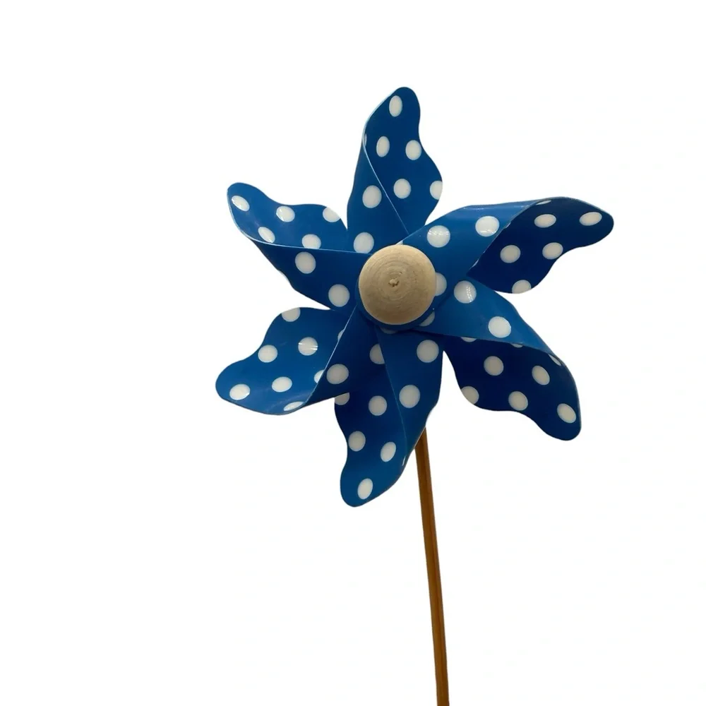 Pinwheel Pick Lot of 24- Party Decorations, Crafting, Wreath Making, Decor 9”x3”